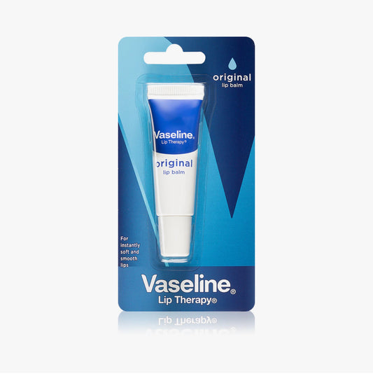 Vaseline Lip Therapy® Original Deep moisture for soft, healthy lips.